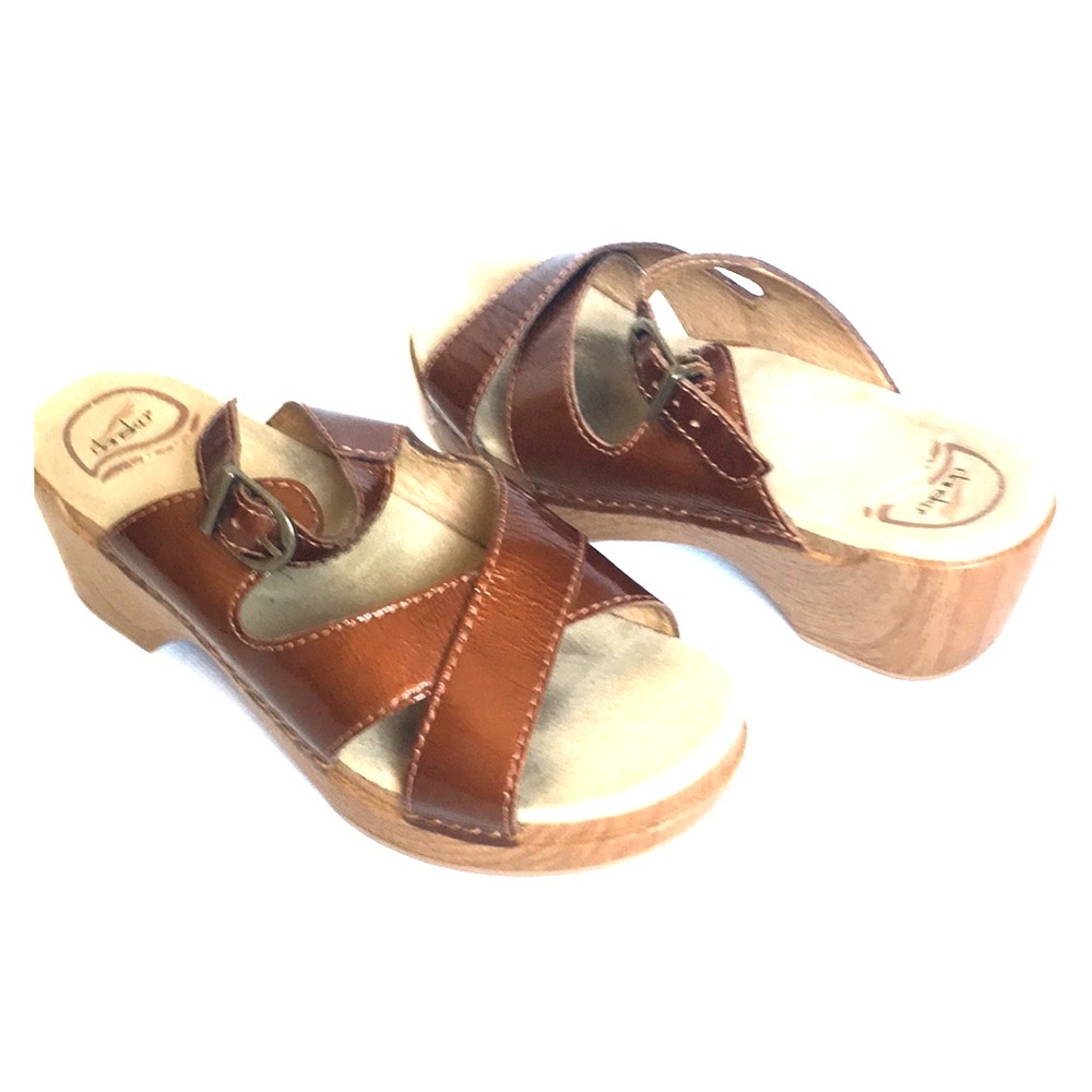 Dansko Sandals Clogs Brown 9802162200